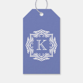 結婚式の引き出物ギフトラベルモノグラムのカスタム色 ギフトタグ