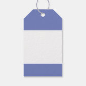 結婚式の引き出物ギフトラベルモノグラムのカスタム色 ギフトタグ (裏面)