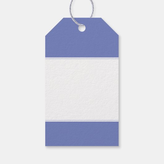 結婚式の引き出物ギフトラベルモノグラムのカスタム色 ギフトタグ (裏面)