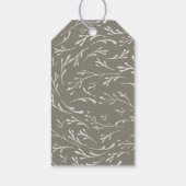 結婚式の引き出物ギフトラベル |赤エレガントいバラ ギフトタグ (裏面)