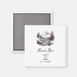 結婚式の引き出物クリスマスアドベンチャーアウトドア結婚 マグネット