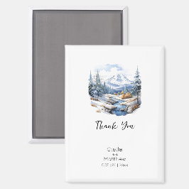 結婚式の引き出物クリスマスアドベンチャーアウトドア結婚 マグネット