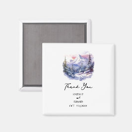 結婚式の引き出物クリスマスアドベンチャーアウトドア結婚 マグネット