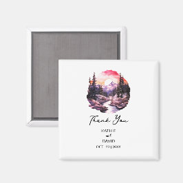 結婚式の引き出物クリスマスアドベンチャーアウトドア結婚 マグネット