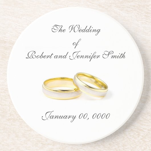 結婚式の引き出物コースター コースター (正面)