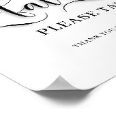 結婚式の引き出物サイン一つ取って ポスター (角)