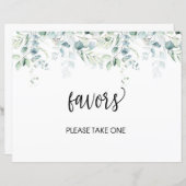 結婚式の引き出物サイン – ユーカリ結婚プス (正面/裏面)