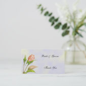 結婚式の引き出物サンキューカスタム名刺 名刺 (スタンド正面)