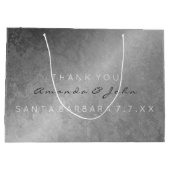 結婚式の引き出物サンキューグレーシルバーグランギー ラージペーパーバッグ (裏面)