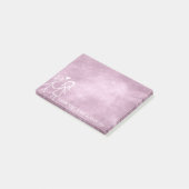 結婚式の引き出物サンキューシャルボードパープルラバンダ ポストイット (アングル)