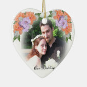 結婚式の引き出物サンキューフォトオーナメント セラミックオーナメント (右)