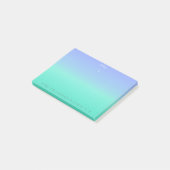 結婚式の引き出物サンキューユー海ブルーグラデーション ポストイット (アングル)