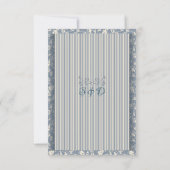 結婚式の引き出物サンキューラグジュアリーヴィンテージ サンキューカード (裏面)