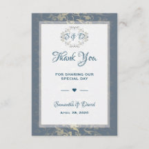 結婚式の引き出物サンキューラグジュアリー王室のヴィンテージ