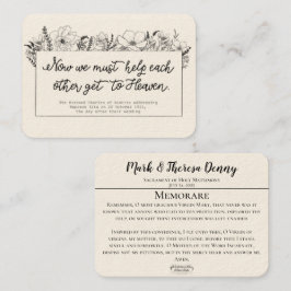 結婚式の引き出物サンシャルルメモリアレホリーカード 名刺