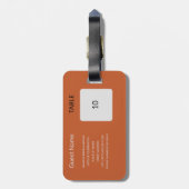 結婚式の引き出物シーティンググラフガイド荷物タグ ラゲッジタグ (裏面縦)