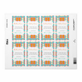 結婚式の引き出物シードパケットラベルが愛を成長させる ラベル (フルシート)