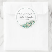 結婚式の引き出物シール ラウンドシール (バッグ)