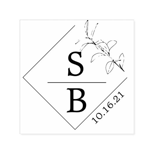 結婚式の引き出物スタンプま結婚たはロゴ セルフインキングスタンプ (デザイン)