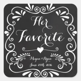 結婚式の引き出物スタンプfor Treats or Cookie スクエアシール