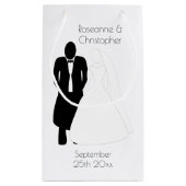 結婚式の引き出物スモール抱き枕新郎新婦 スモールペーパーバッグ (裏面)