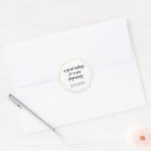 結婚式の引き出物トリートバッグジャムジャムジャムジャムスウィート開始Cl ラウンドシール (封筒)