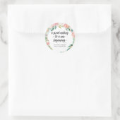 結婚式の引き出物トリートバッグジャムジャー甘い始まり ラウンドシール (バッグ)