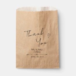 結婚式の引き出物バッグаモダンスタイル。 フェイバーバッグ