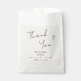 結婚式の引き出物バッグаモダンスタイル。 フェイバーバッグ