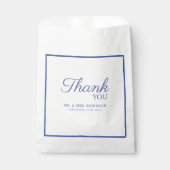 結婚式の引き出物バッグをミニマルなモダンスタイル。 フェイバーバッグ (正面)