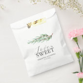 結婚式の引き出物バッグラブイズスイートローズマリー フェイバーバッグ (封をした状態)