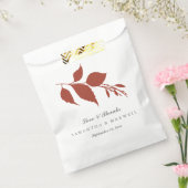 結婚式の引き出物バッグラブ&感謝していモダン フェイバーバッグ (封をした状態)