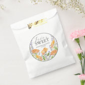 結婚式の引き出物バッグワイルドフラワー フェイバーバッグ (封をした状態)