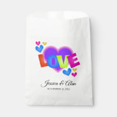 結婚式の引き出物バッグ フェイバーバッグ (正面)