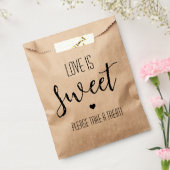 結婚式の引き出物バッグ フェイバーバッグ (封をした状態)