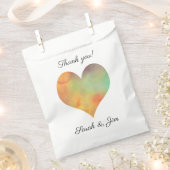 結婚式の引き出物バッグ フェイバーバッグ (クリップ留めされた状態)