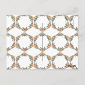 結婚式の引き出物バッグ-名前をカスタムするとキャンドルの日付 ポストカード (裏面)