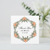 結婚式の引き出物バッグ-名前をカスタムするとキャンドルの日付 招待状 (スタンド正面)