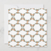 結婚式の引き出物バッグ-名前をカスタムするとキャンドルの日付 招待状 (裏面)