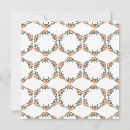 結婚式の引き出物バッグ-名前をカスタムするとキャンドルの日付 招待状 (裏面)