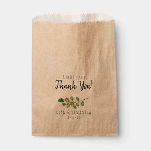 結婚式の引き出物バッグ   A Sweet Little Thank フェイバーバッグ