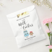 結婚式の引き出物バッグ- We Go Together Cookies & Milk フェイバーバッグ (封をした状態)