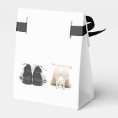 結婚式の引き出物バッグforゲストグッズ フェイバーボックス (裏面サイド)