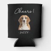 結婚式の引き出物パーソナライズされたドッグペットキャットアニマル 缶クーラー (正面)