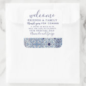 結婚式の引き出物パーソナライズされた感謝していユーステッカー スクエアシール (バッグ)