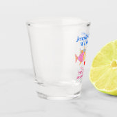 結婚式の引き出物フィッシュビーチ熱帯目的地 ショットグラス (左)
