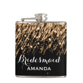 結婚式の引き出物フォールスター金ゴールド フラスク (正面)