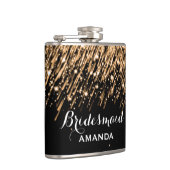 結婚式の引き出物フォールスター金ゴールド フラスク (右)