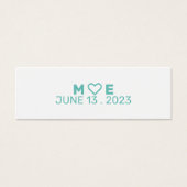 結婚式の引き出物ブックマーク (正面)