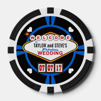 結婚式の引き出物ベガスカジノトランプのポーカーチップ ポーカーチップ